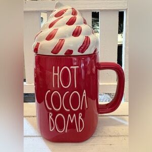 Rae Dunn Red “Hot Cocoa Bomb” Mug